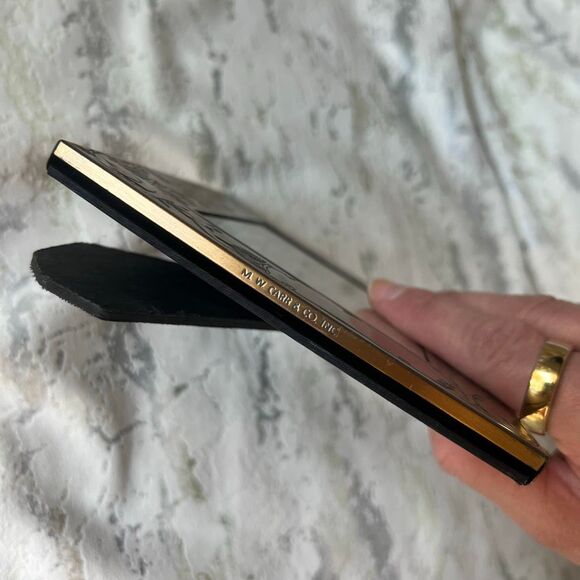 M W CARR and CO art nouveau vintage cat mushroom brass photo frame - Picture 10 of 14